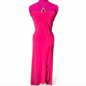 Pink Summer Halter Dress